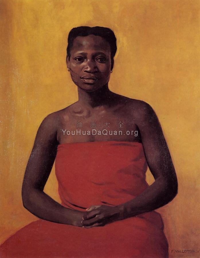 Seated Black Woman, Front View - 菲利克斯·瓦洛东